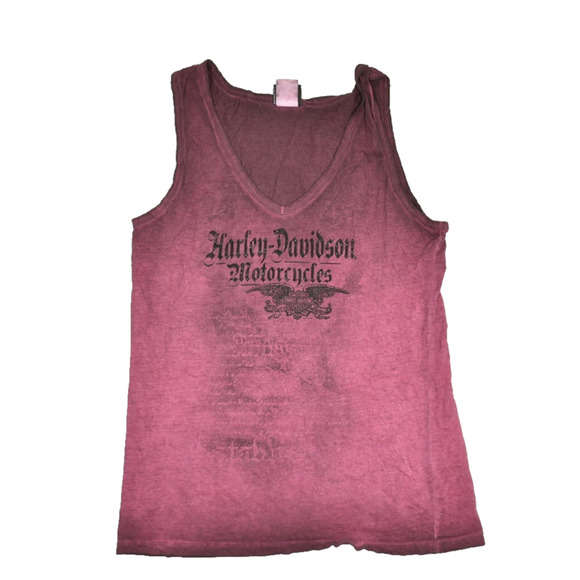 Vintage Harley-Davidson Men's Tank Top Washington DC Wings Size 2XL - Picture 1 of 8